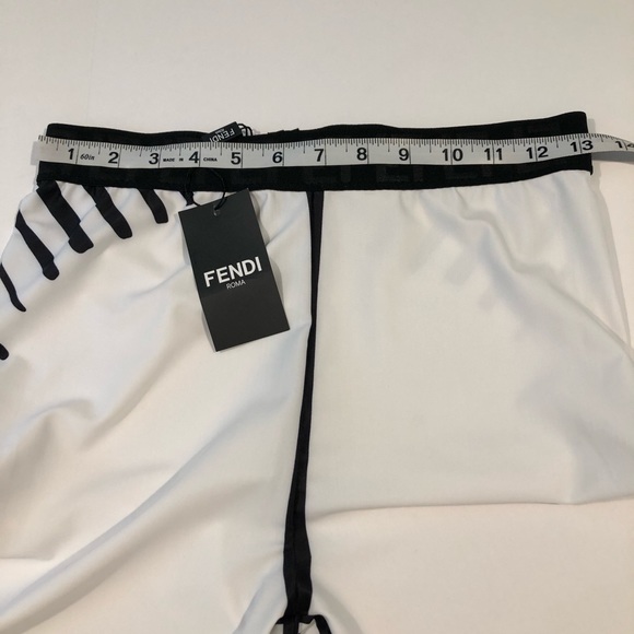 Fendi Roma Joshua Vides Tech Fabric Leggings XL - Picture 5 of 11